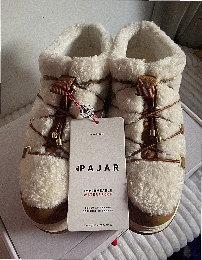 Neu PAJAR Jules Boots Schneestiefel wasserdicht hellbraun/weiß Gr 42 NP 145€