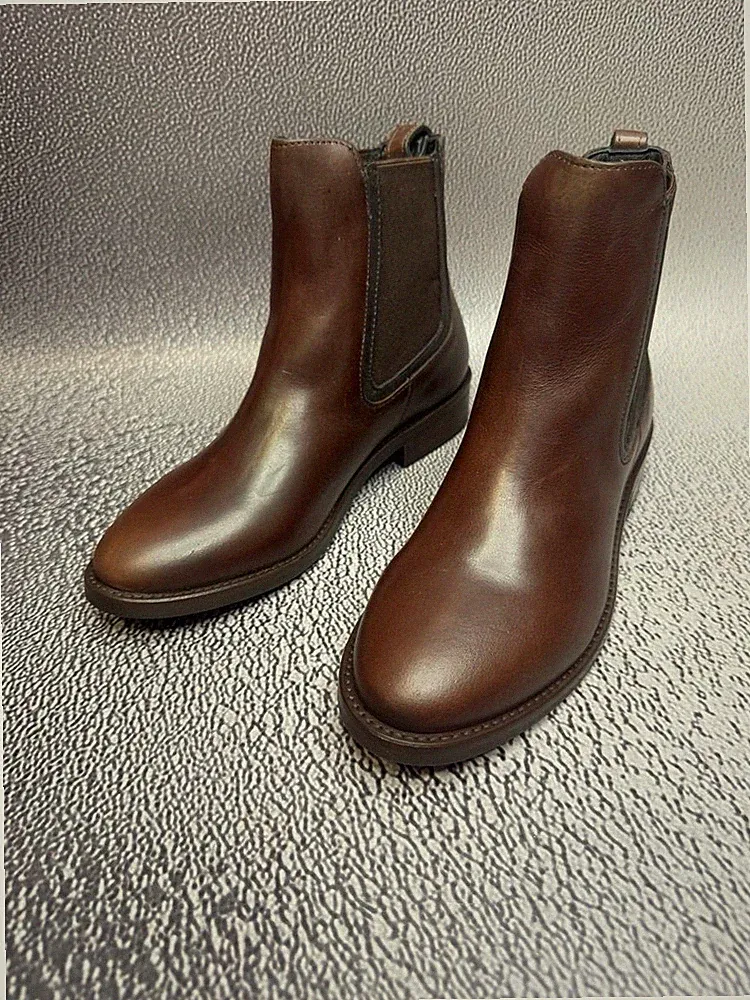 Neu Thursday Boot Company Damen braun Walnuss Duchess Stiefel Größe 5,5