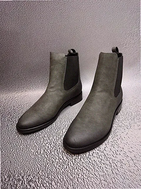 Neu Thursday Boot Company graue vegane Duchess Damenstiefel Größe 7