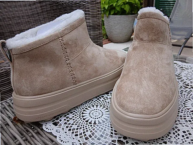 Neue Kennel und Schmenger Boots Uk 6 Lammfell Gefüttert Gr.39 Beige Luxus