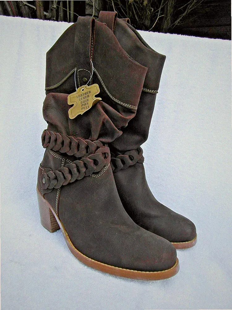 Plattform Cowboystiefel