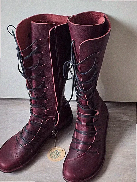 NEUStiefel 38 extravagant tiefes bordeaux Original Loints of Holland von Deeberg