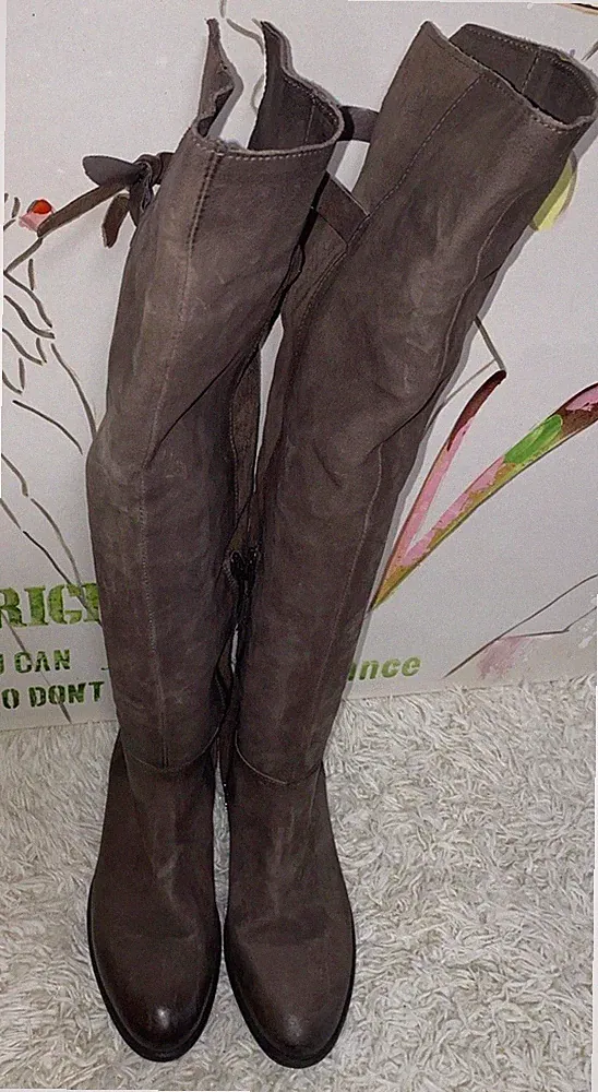 NEUWERTIGE Luxus Stiefel Overknees 39 / 6 Reiterstiefel MJUS EINMALIG GETRAGEN