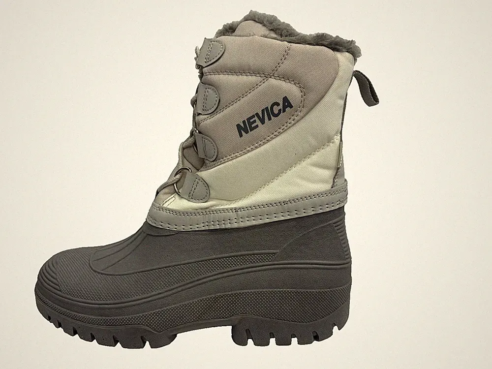 NEVICA Damen Schneestiefel Grau Mid-Calf Schnürung UK 7 US 9 EU 40