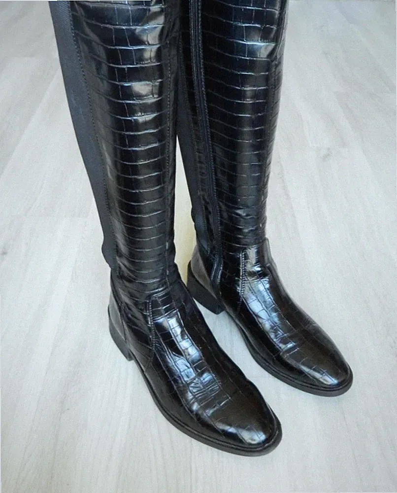 Tierdruck Reitstiefel