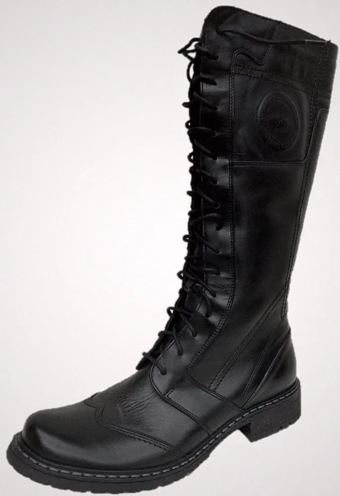 Nic Giatoma Niccoli Damen Leder Schnürstiefel Winterstiefel Schwarz Gr.37-41