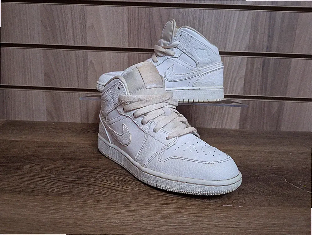 Nike Air Jordan 1 Mid Sneaker Boots Unisex Kinder Streetwear Sneaker UK 4