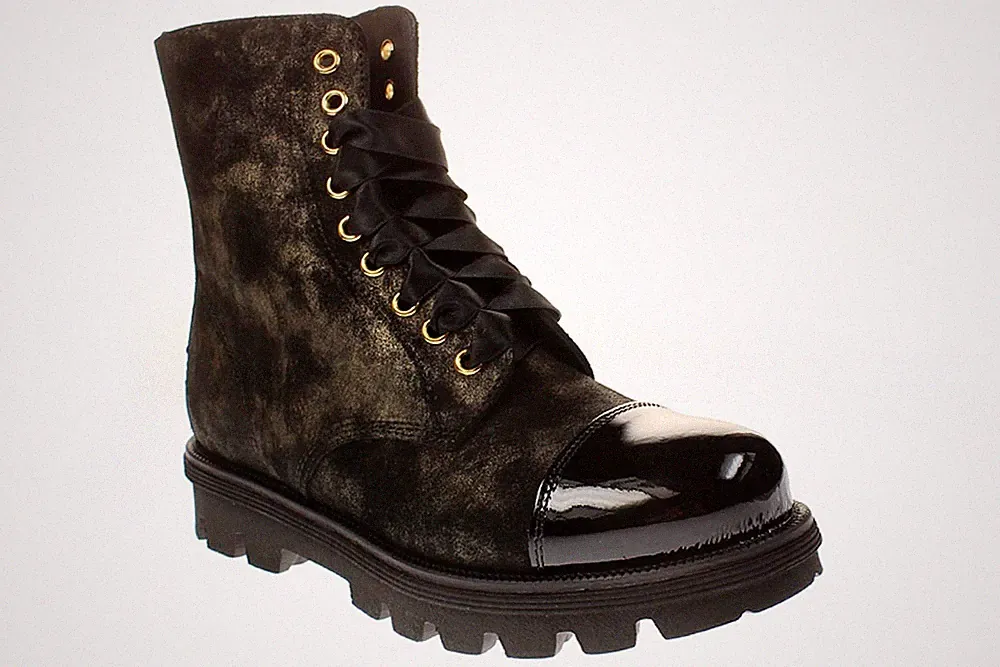 No Claim NELLY6 - Damen Stiefelette Cowboy Bikerstiefelette Boots -polish-gold