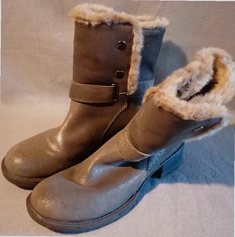 Druckknopf Schneestiefel