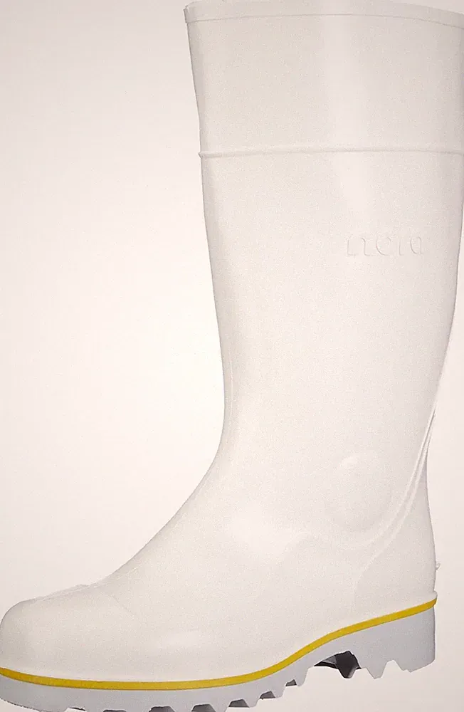 Nora Gummi-Stiefel Mega-Ralf weiß Berufsstiefel EN ISO 20347 CI Kälteflexibel
