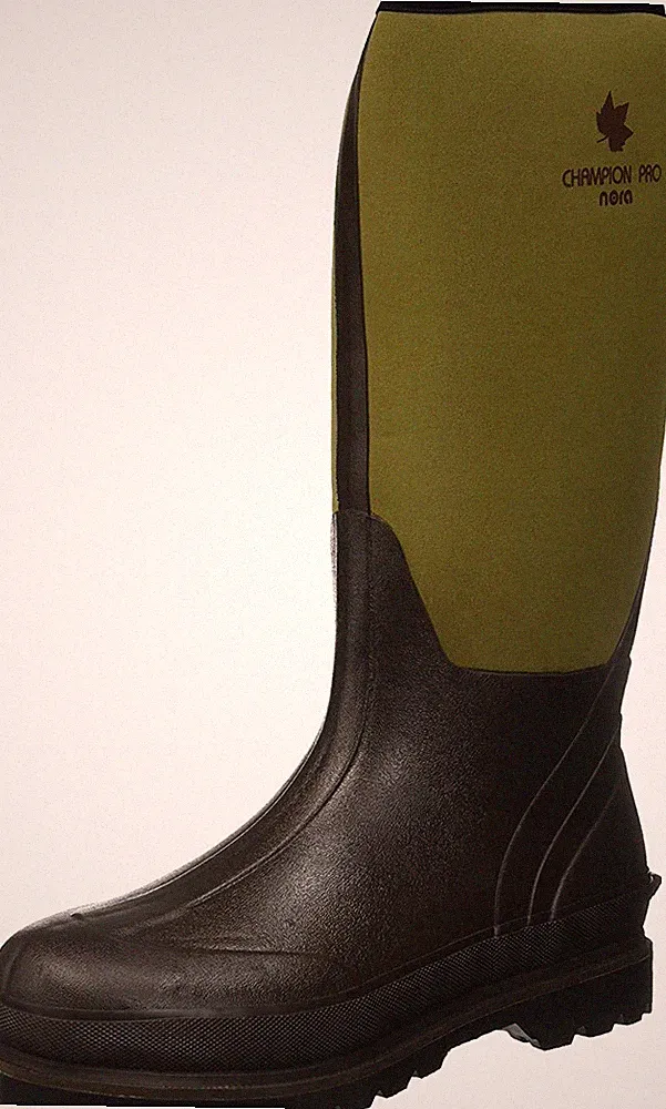 Nora Gummistiefel Champion Pro oliv Neopren-Stiefel wasserdicht Kälteflexibel