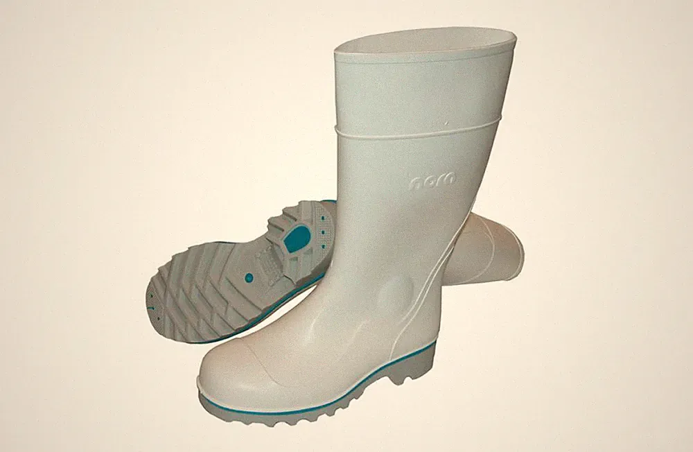 Nora Sicherheitsgummistiefel Weiß Multiralf Größe 36-48 Stahlkappe Nagelschutz