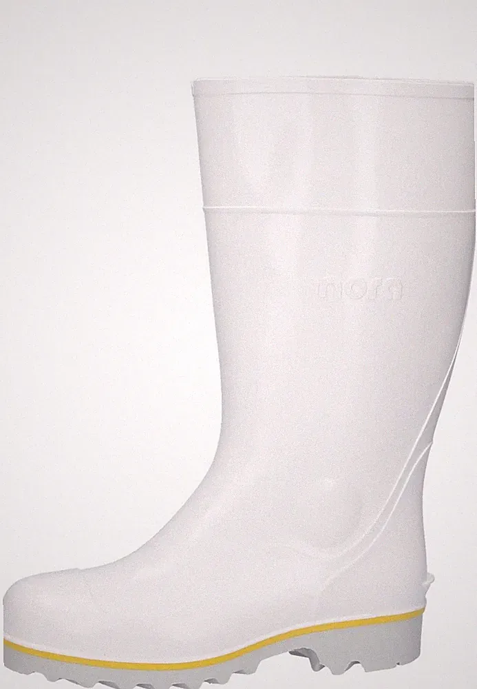 Nora Spirale Unisex Gummistiefel Nora RALF O4 weiß ohne Stahlkappe