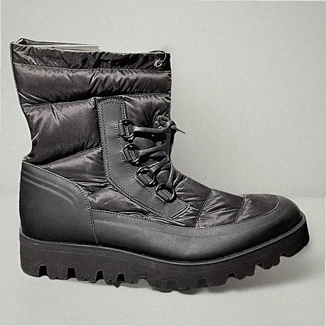 OAMC STIEFELETTE LEDER UND STOFF SCHWARZ UK 11 / EU 46 / US 12