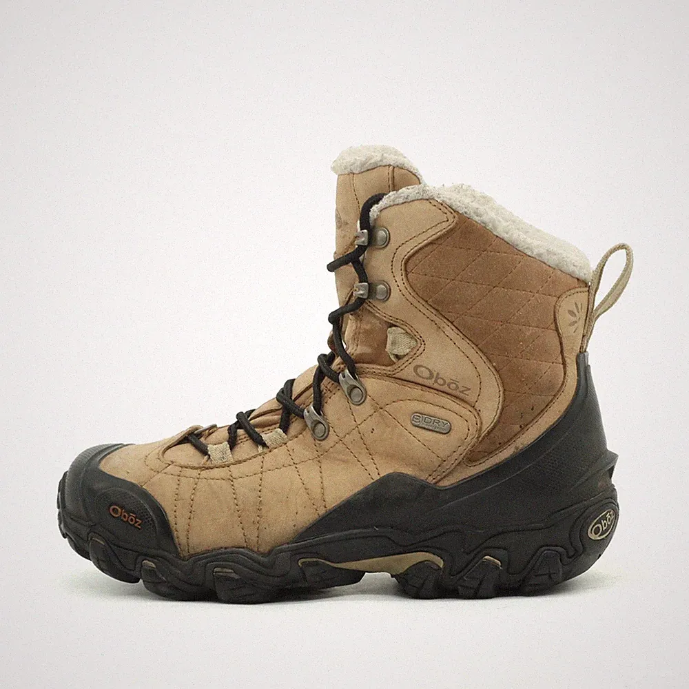 Oboz Damen Bridger BDry Stiefel Braun Leder Mittel Wanderschuhe EU 41,5