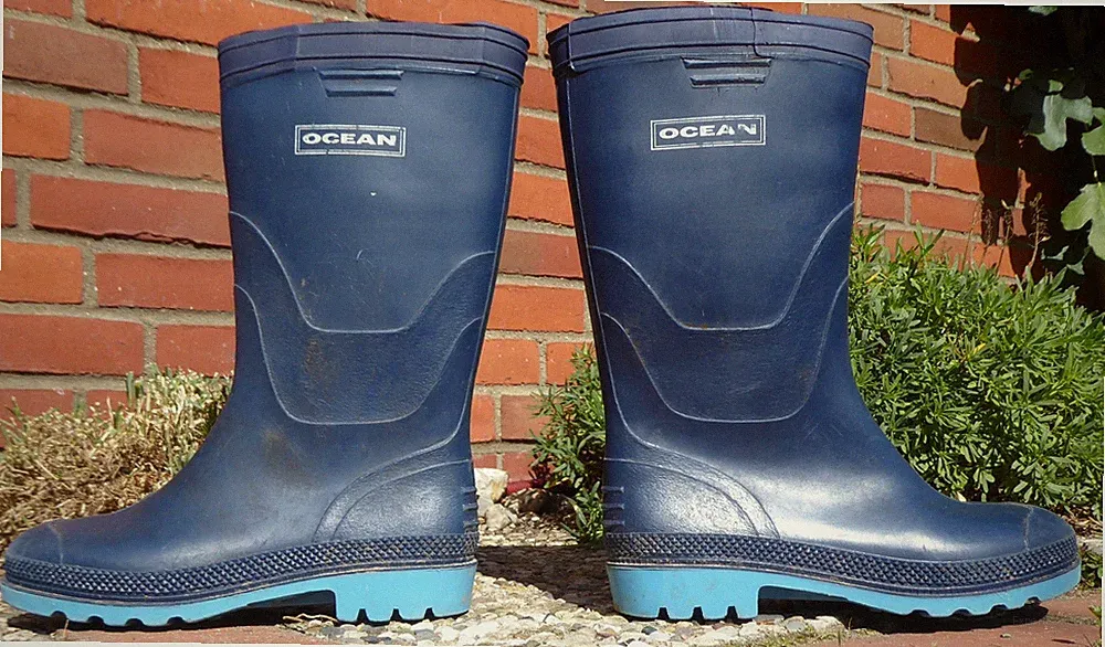 OCEAN Gummistiefel Kurzstiefel blau Gr. 41
