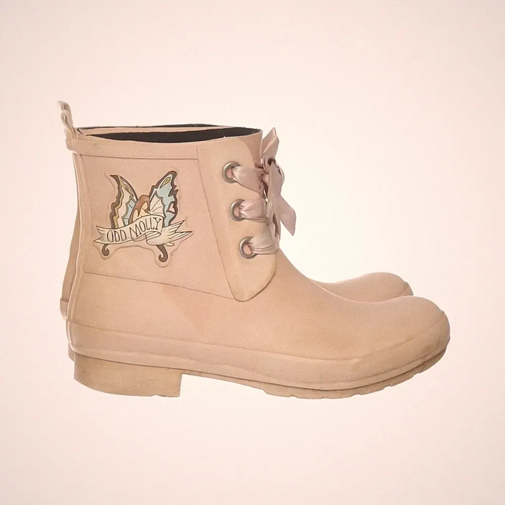 Odd Molly, Kurze Gummistiefel, Größe: 37, Pink, Baumwolle/Polyester, Damen #dpQ