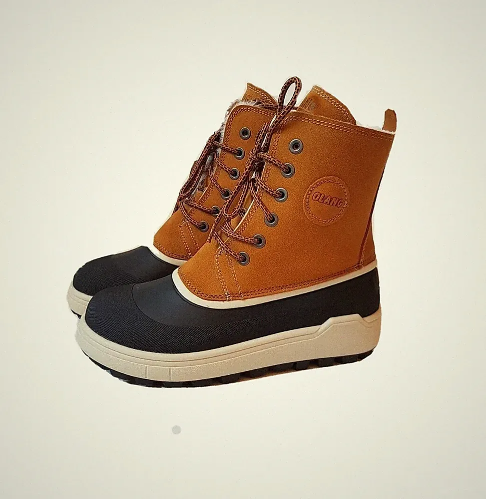 OLANG Calgary oc Damen Schneestiefel mit Curry Steigeisen -30°