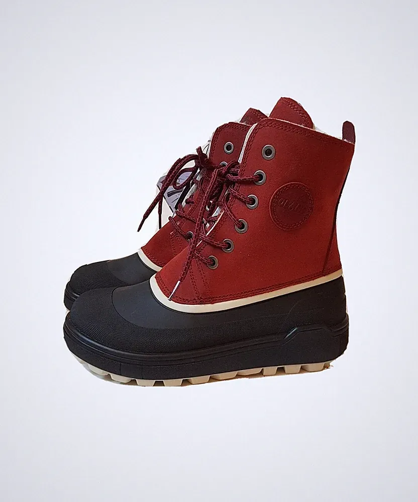 OLANG Calgary oc Damen Schneestiefel mit Steigeisen 892 Paprika -30°