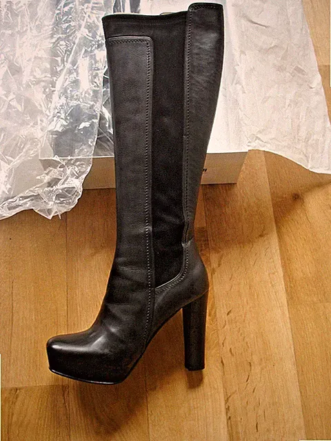 Orig. G&I DAMEN STIEFEL BOOTS SCHWARZ MOD. LOS ANGELES NEU OVP GR. 39 LEDER RARE