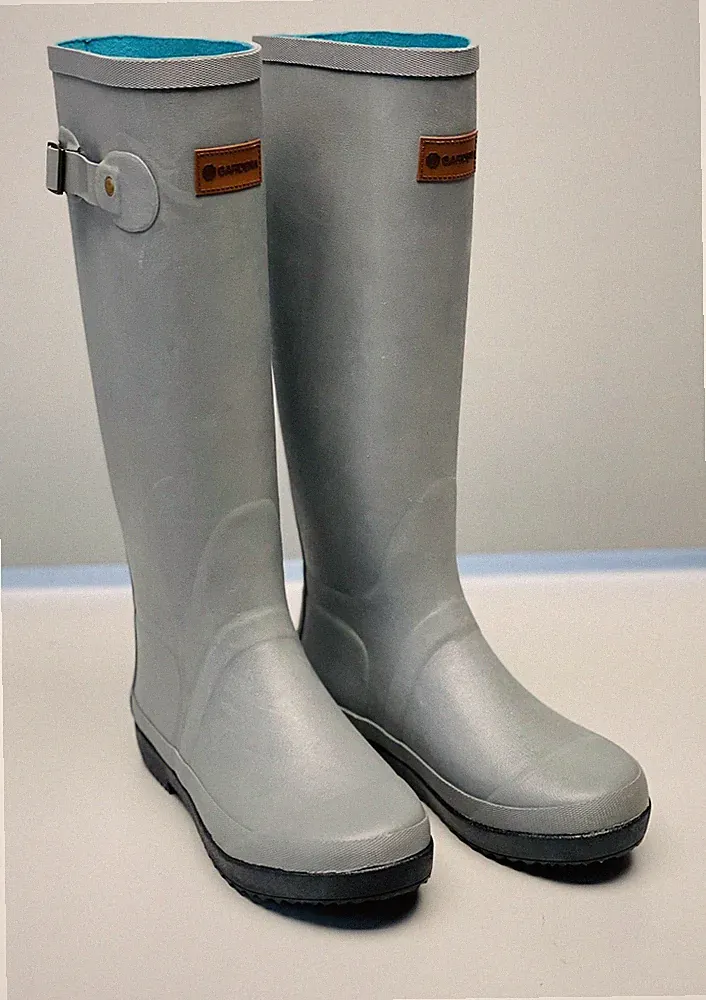 Orig. Gardena Damen Gummistiefel grau Regenschuhe Regenstiefel Gartenschuhe Gr36