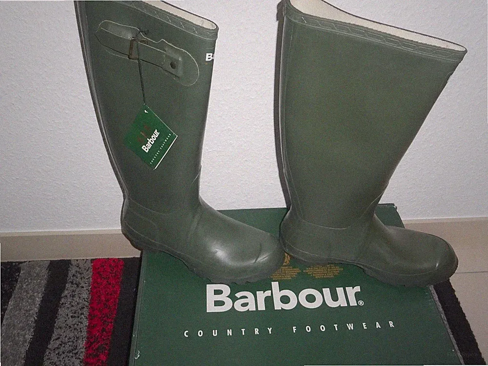 Original BARBOUR Gummistiefel aus Schottland Gr. 40 41 NEU! Rar! Exklusiv!