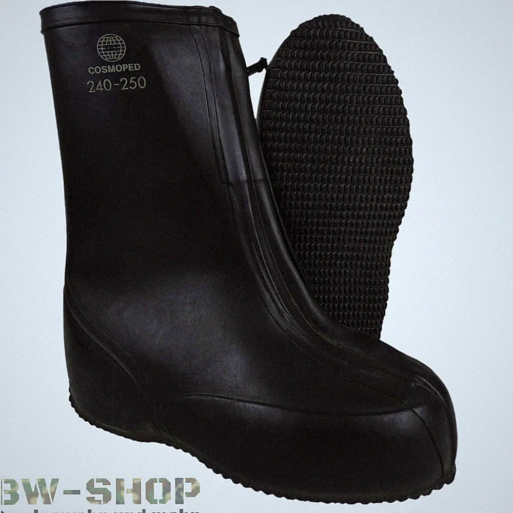 ORIGINAL BUNDESWEHR GUMMISCHUHE ÜBERSCHUHE BW SCHUHE STIEFEL SCHWARZ NÄSSESCHUTZ