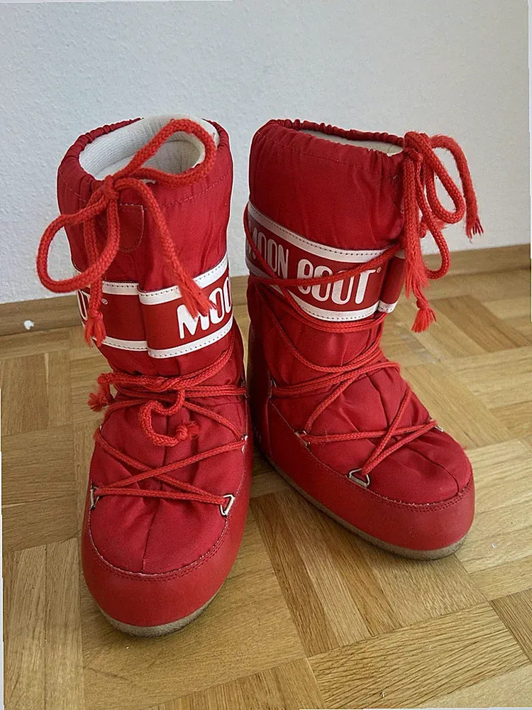 Original Moon Boots 31-34 Rot