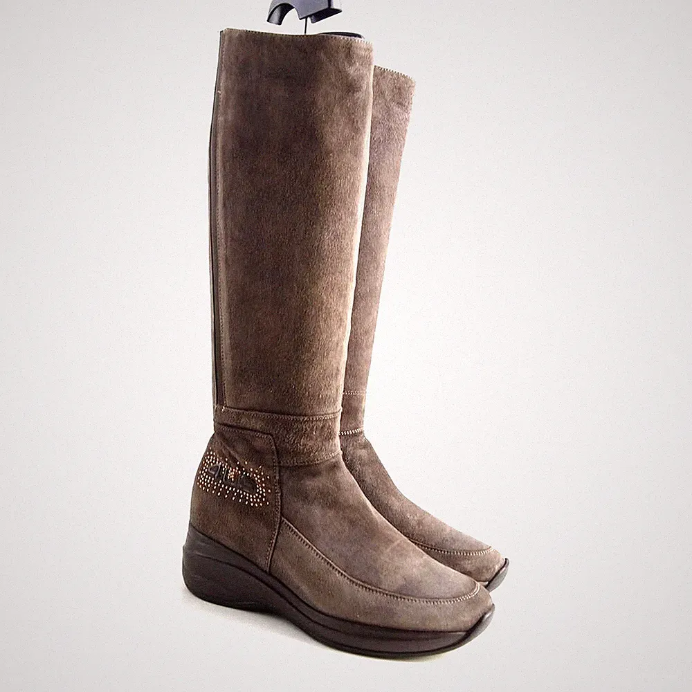 Keilabsatz Reitstiefel