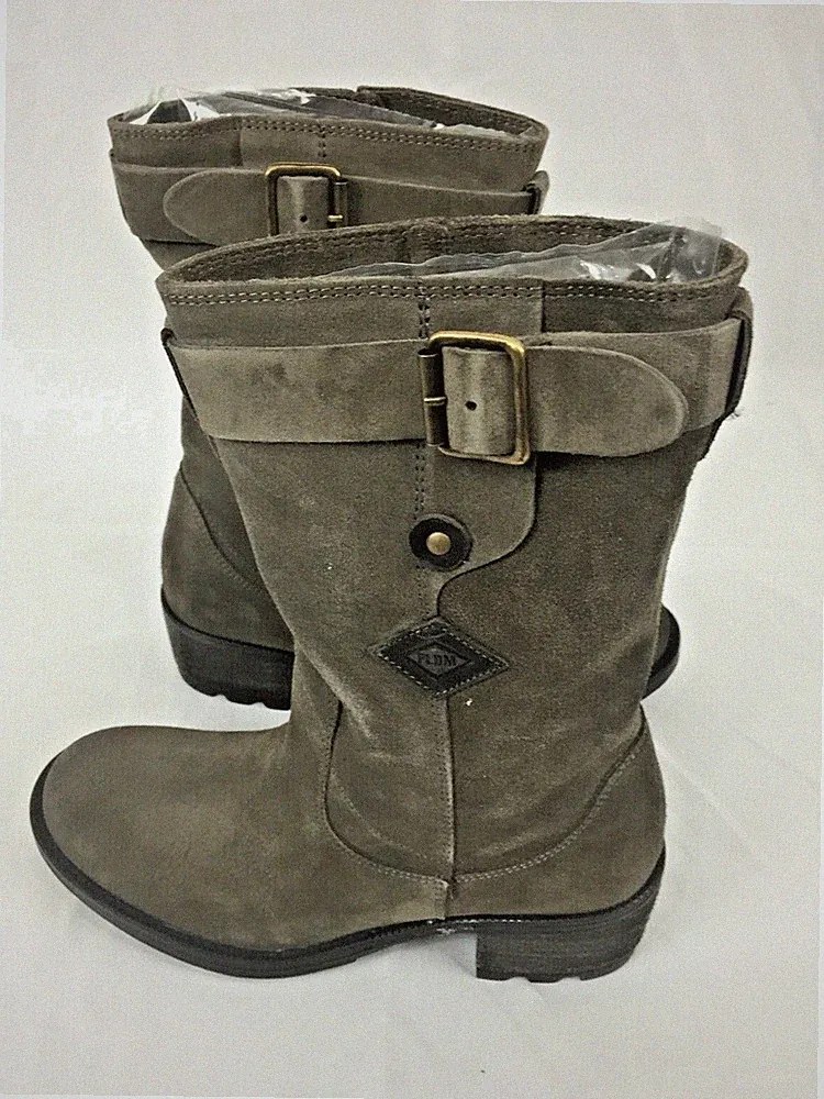 PALLADIUM Caramba Sud weiche Stiefel Wildleder karibugrau Gr. 36 neuwertig