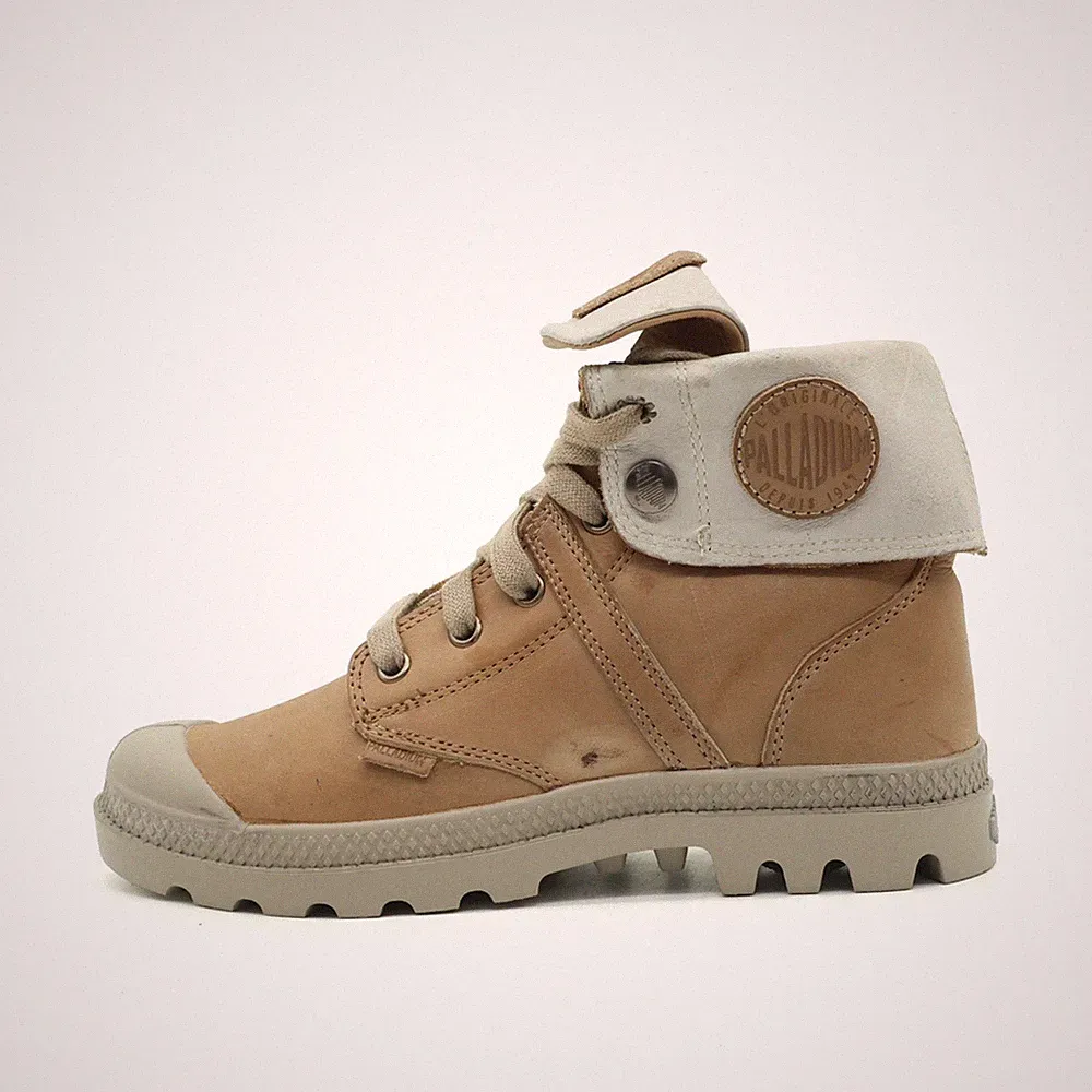 Palladium Damen 93080-270-M Schnürstiefel Beige Grau Boots Stiefel EU 36