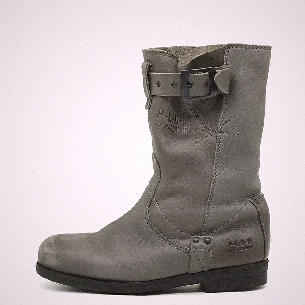 Palladium Damen Boot EU 39 PLDM by Motorradstiefel Grau