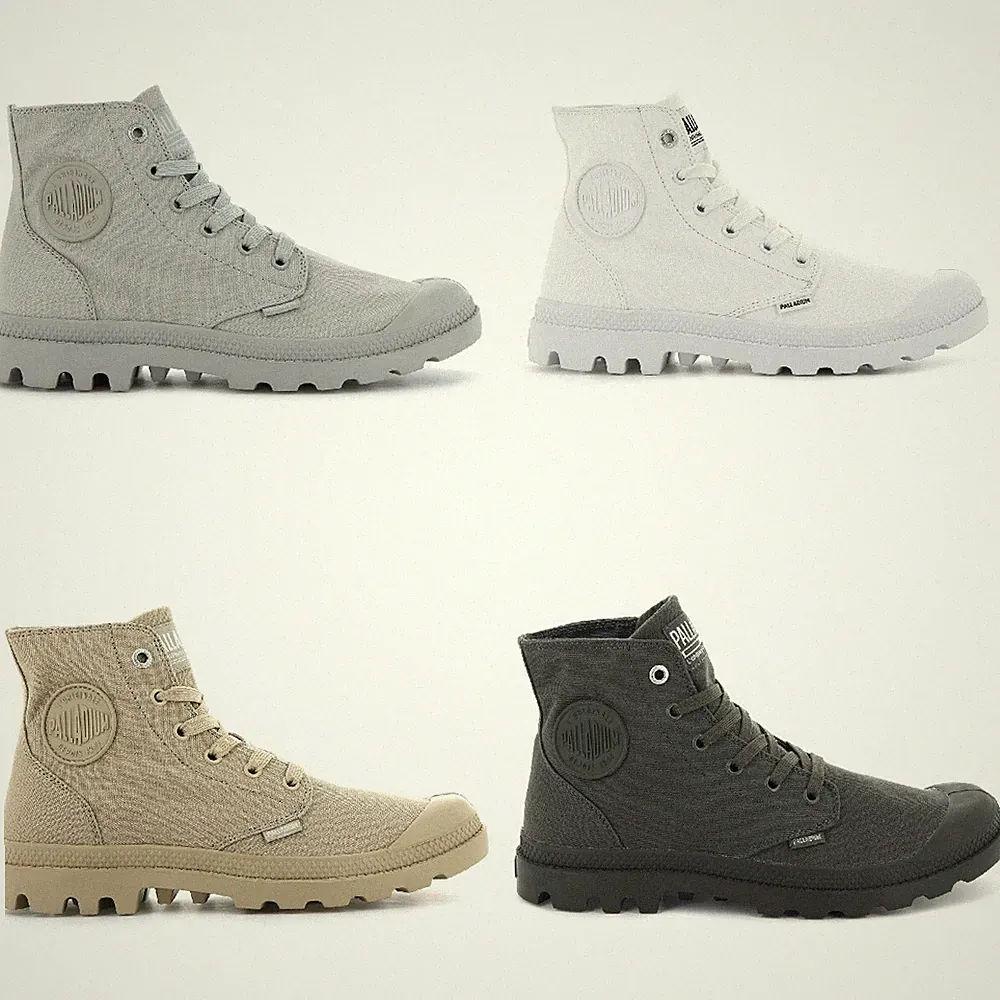Palladium Mono Chrome Unisex Stiefel | Boots | Booties | Canvas - NEU