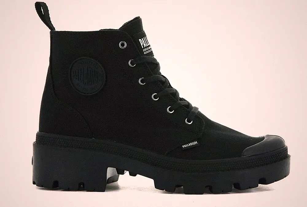 Palladium Pallabase Twill Unisex Stiefel | Boots | Booties | Baumwolle - NEU