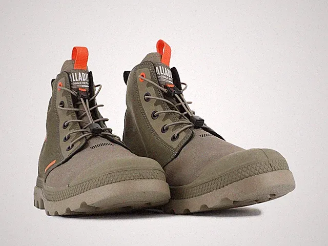 Palladium Pampa Lite Journey Grüne Stiefel