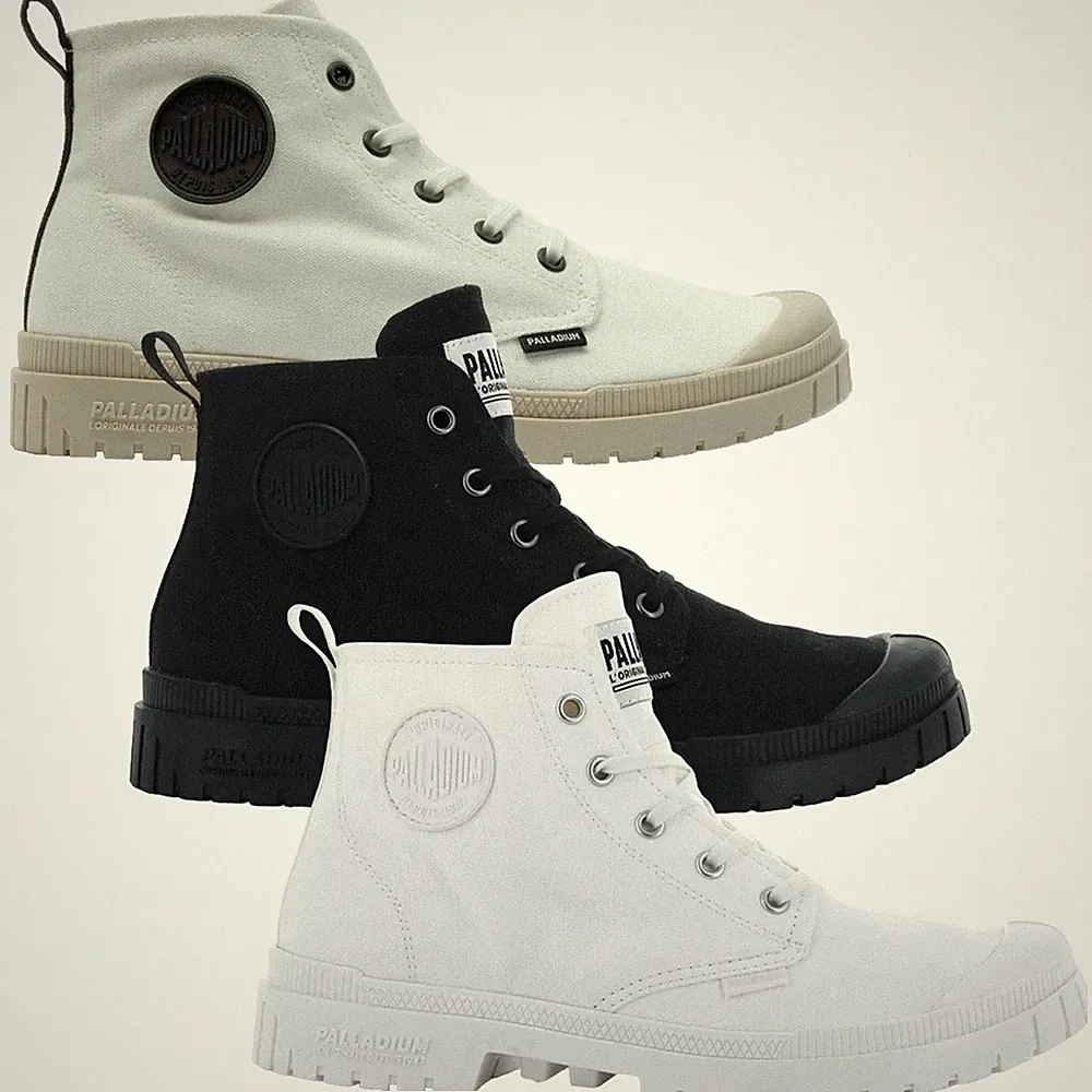 Palladium Stiefel Pampa SP20 Hi Canvas Knöchel Wandern leicht Größe Herren Damen