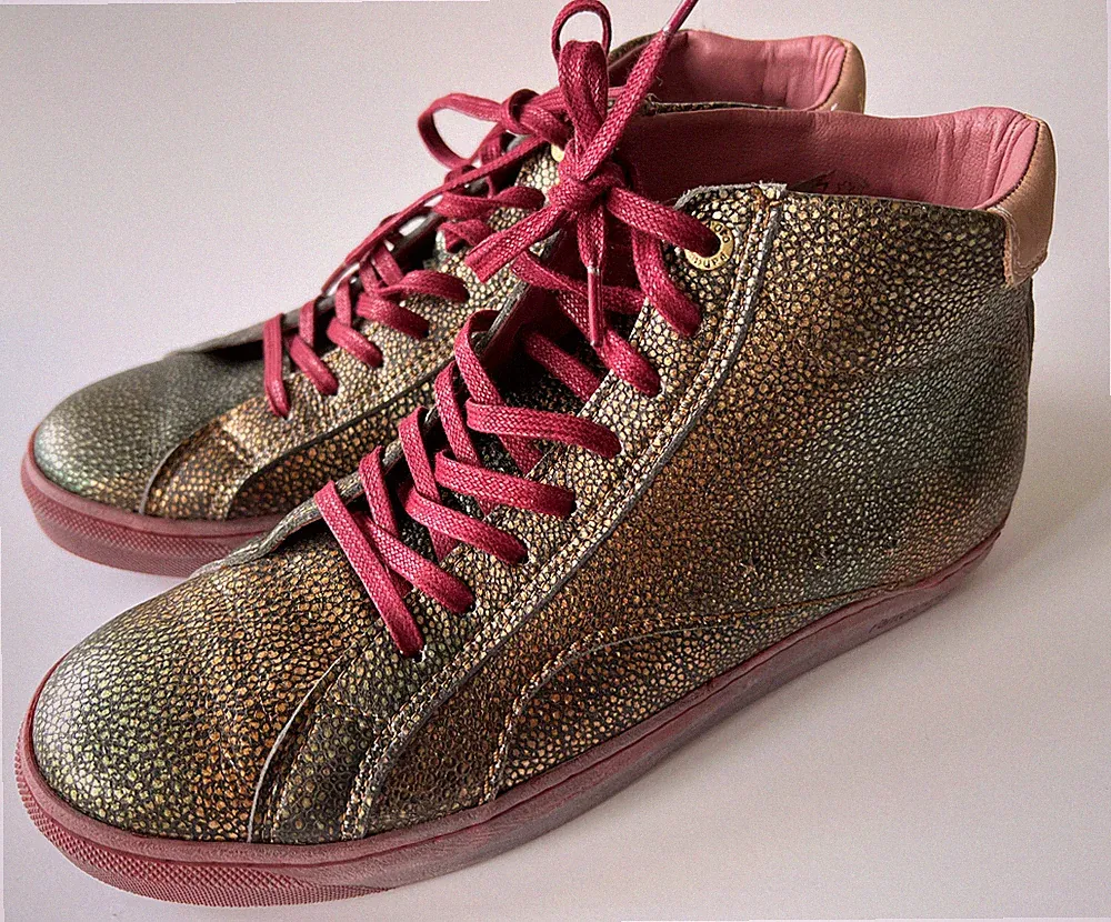 PANTOFOLA DÓRO ITALY Sneaker Halbstiefel Boots Leder 37 extravagant 129 € 37,5