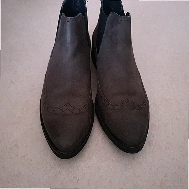 Paul Green Chelsea Boots Nubukleder Farbe braun taupe Größe 38