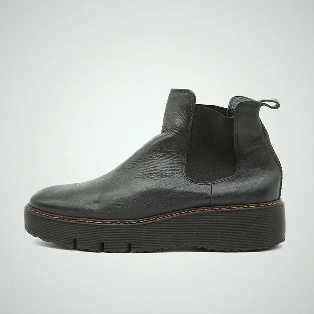 Paul Green Damen Chelsea Plateau Boots Stiefeletten Leder Knöchelhoch EU 38,5