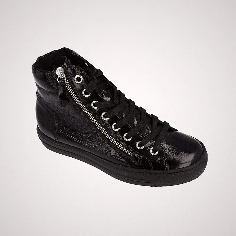 Paul green Damen high Top Glossy Calf Top / Schwarz Artikelnr. 4024-34x