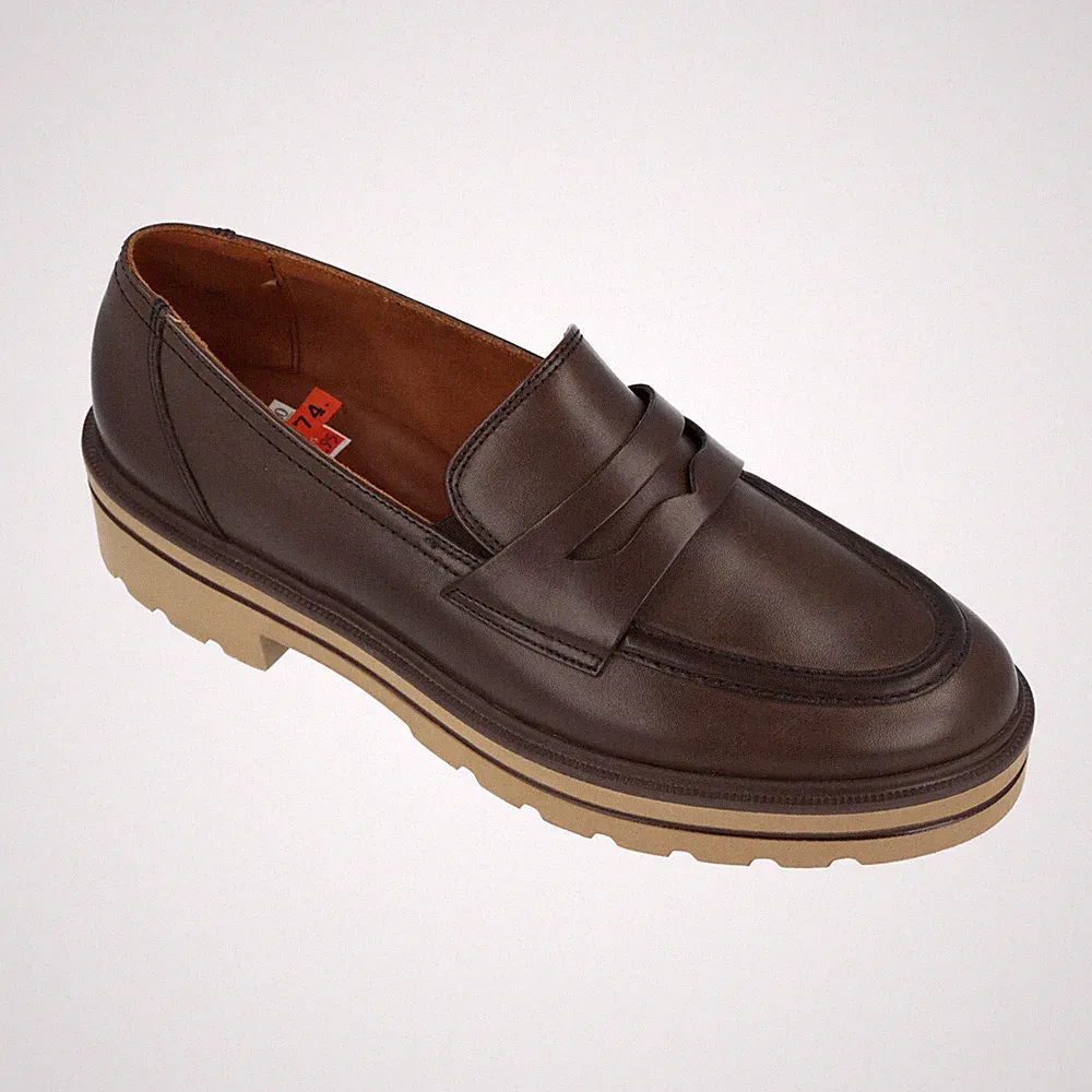Paul green Damen Loafer Braun Calf Moro Artikelnr. 2961-02x