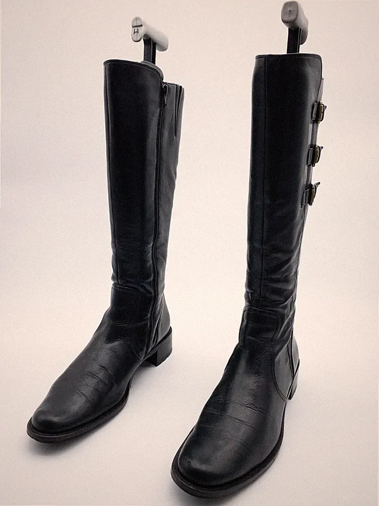 paul green Damen Schaftstiefel Stiefel Reiterstiefel Leder Gr 40 EU Art 20132-98