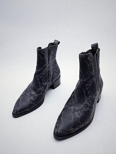 Paul Green Damen Stiefelette Boots Absatzschuh Leder Braun Gr.37 EU Art.40904-50