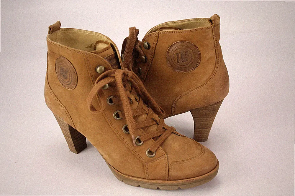 Paul Green Gr.36,5 Uk.3,5 Damen Stiefel Stiefelett Boots Leder TOP F 539