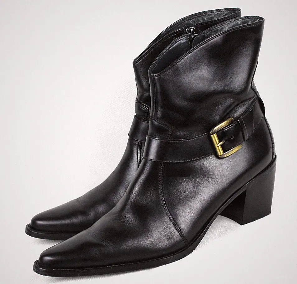 Paul Green Stiefeletten Cowboy Stil Damen Gr.42 (UK-8) neuwertig