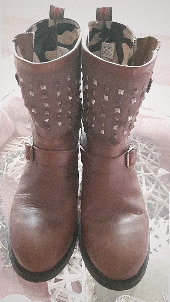 Pepe Jeans ausgefallener Damenboots/Stiefel braun Gr.39