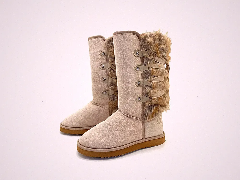 Pepe Jeans Damen Stiefel Stiefelette Ankle Boots Beige Gr. 39 (UK 6)