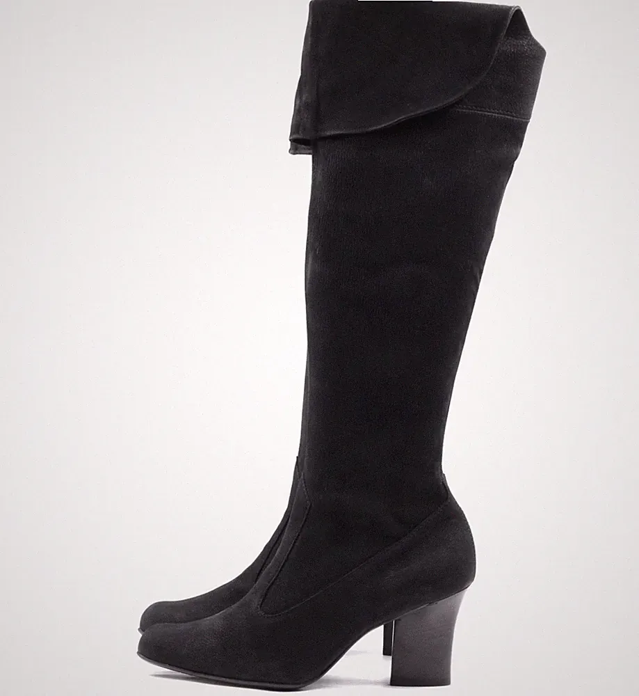 PETER KAISER Damen Stiefel EUR 39,5 UK 6,5 Kniehoch Echt Leder NEU