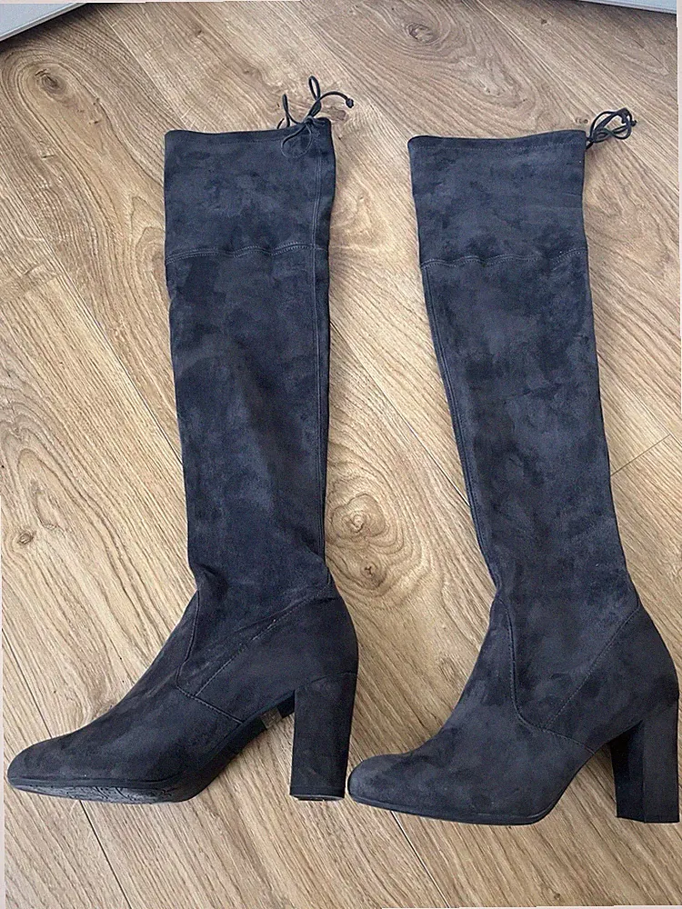 Wildleder Over-Knee