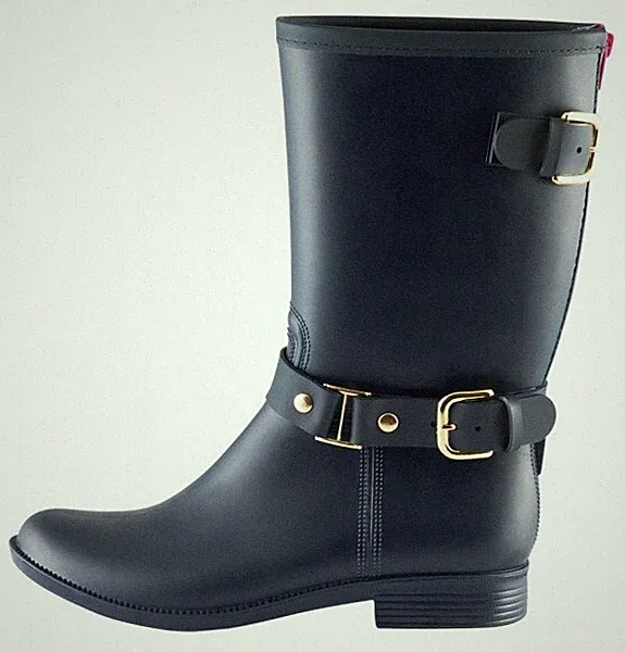 Pfiff 102238 Stiefel Fleet dunkelblau Gr. 40 Reitstiefel Boot Modischer...